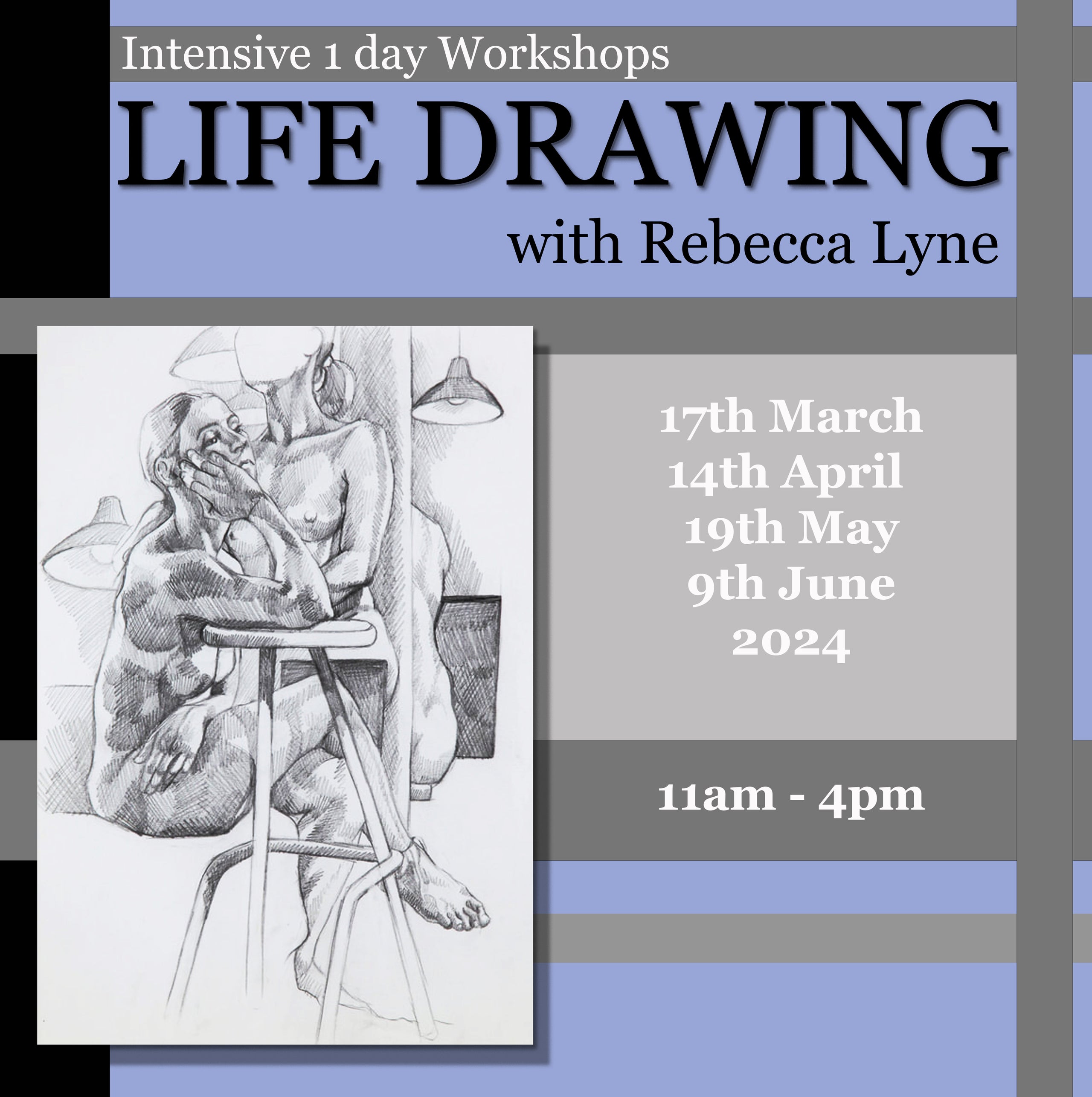 4 x Session Life Drawing Intensive 2024